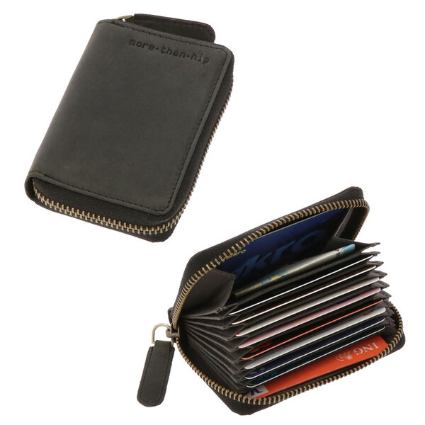 MoreThanHip RFID-Kartenhalter oder Kreditkartenetui aus mattem Ökoleder - DUBLIN von MoreThanHip