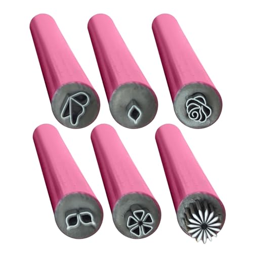 Moreeulsi 6 Stück 14cm Nail Arts Stempel Stift, Nagelstift Nagelstempel Set, Stempelstifte Nail Arts Set Für Frauen Und Mädchen, Nagel Stempel Nageldesign, Nail Stamp Pen von Moreeulsi