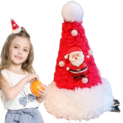 Moreeulsi Weihnachts-Perlen-Haarspange – Perlen-Haarspangen – leichtes Design, Haarformwerkzeug für Themenpartys, Freundespartys, Familienfeiern, Schulaktivitäten von Moreeulsi