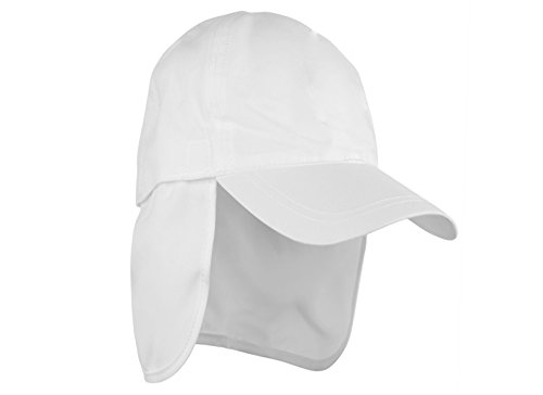 Morefaz Junior-Legionär-Stil Jungen Mädchen Mütze Baseball Sonnenschutz Cap Hut Kinder Kappe MFAZ Ltd (White) von Morefaz