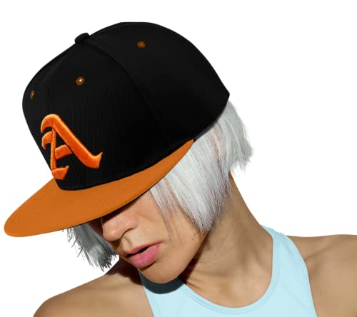 Morefaz New Unisex Jungen Mädchen Mütze Baseball Cap Snapback Hut Gotisch 3D A Kinder Kappe TM (A Orange Orange) von Morefaz