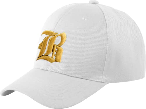 Morefaz Unisex Jungen Mädchen Mütze Baseball Cap Hut Kinder Kappe 3D Gothic B TM (B White Gold) von Morefaz