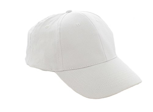 Morefaz Unisex Jungen Mädchen Mütze Baseball Cap Hut Kinder Kappe TM (Weiß) von Morefaz