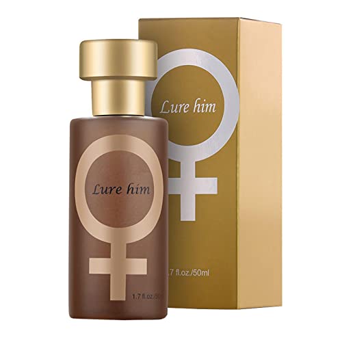 Venom-Love Cologne Pheromon-Parfum, Golden Lure Pheromone Perfume für Männer, Lure Her Parfüm Spray, Lang anhaltende Pheromone Parfüm, Eau de Parfum für Herren Damen (Gold) von Morelax