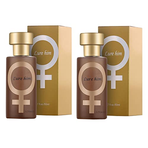 Venom-Love Cologne Pheromon-Parfum, Golden Lure Pheromone Perfume für Männer, Lure Her Parfüm Spray, Lang anhaltende Pheromone Parfüm, Eau de Parfum für Herren Damen (Gold-2PCS) von Morelax