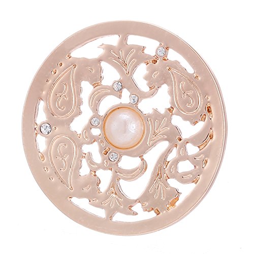 Morella Damen Coin Windornament Rosegold 33 mm von Morella