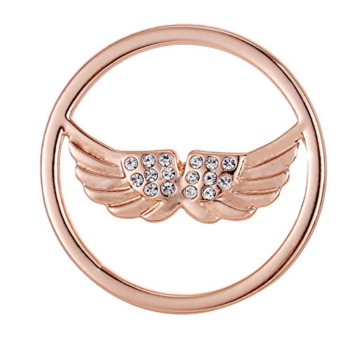 Morella Damen Coin 33 mm Engelsflügel Rosegold Morella Damen Coin 33 mm Engelsflügel Rosegold von Morella