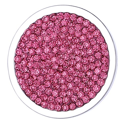 Morella Damen Coin 33 mm Zirkoniasteine rosa von Morella