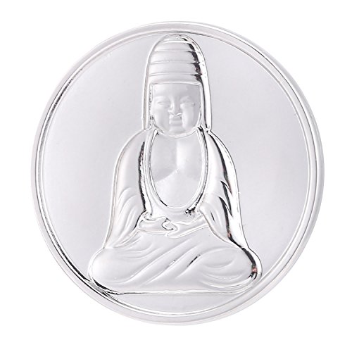 Morella Damen Coin Buddha Silber 33 mm von Morella