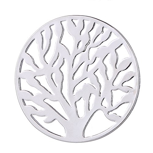 Morella Damen Coin Silber Wunderbaum 33 mm von Morella