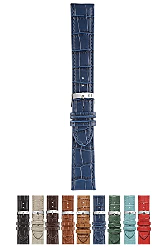 Morellato Armband Juke aus Leder Druck Alligator in 9 14 blau von Morellato