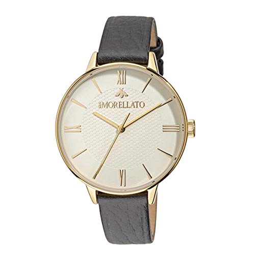 MORELLATO Damen Analog Quarz Uhr mit Leder Armband R0151141506 von Morellato