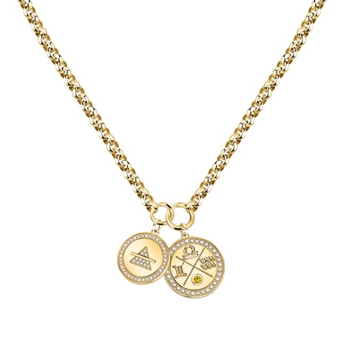 Morellato Cosmo Damenhalskette Capsule Collection in Stahl, Kristalle - SAUM11 von Morellato