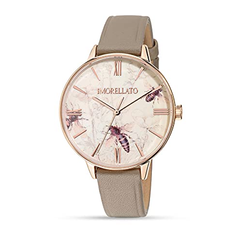 MORELLATO Damen Analog Quarz Uhr mit Leder Armband R0151141505 von Morellato