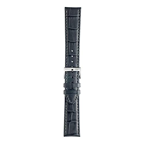 Morellato Easy Click Armband für Damen und Herren, aus echtem Kalbsleder, Alligator-Druck, A01X5203480, grau, 12mm, Gurt von Morellato