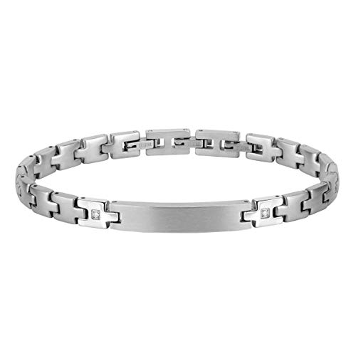 Morellato Herrenarmband, Motown Kollektion, aus Edelstahl, Kristalle - SALS50 von Morellato