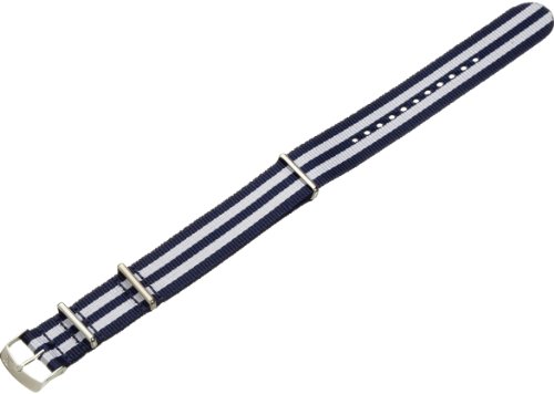 Morellato Lederarmband für Herrenuhr Band Blue/White 20 mm A01U3972A74817CR20 von Morellato