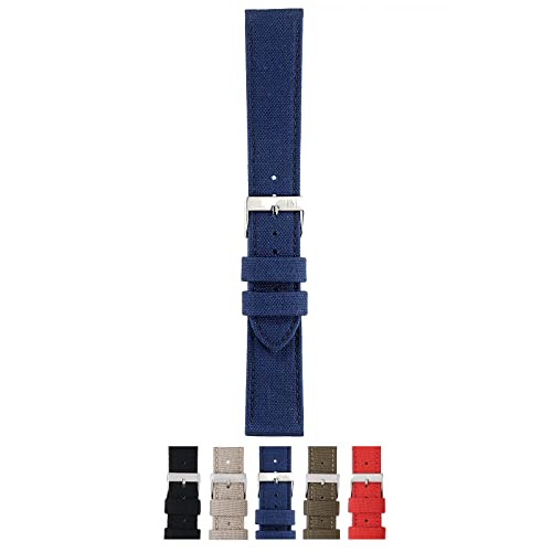 Morellato Lederarmband für Herrenuhr CORDURA/2 blau 20 mm A01U2779110061CR20 von Morellato