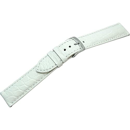 Morellato Lederarmband für Herrenuhr Schubert Weiss 20 mm A01U3932A68017CR20 von Morellato