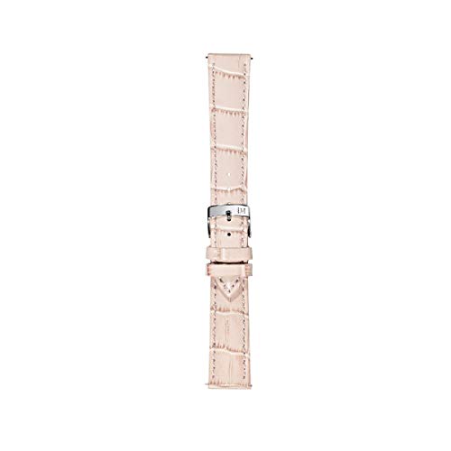 Morellato Easy Click Armband für Damen und Herren, aus echtem Kalbsleder, Alligator-Druck, A01X5203480, Rosa, 24mm, Gurt von Morellato