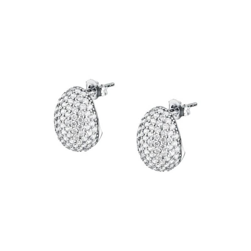 Morellato Ohrhänger PAVE' SAZB16 925er Silber, recycelt von Morellato