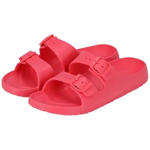 Morethansocks - Damen Hausschuhe - Bequeme Sommersandalen mit Schnallenverschluss - Leicht & Wasserabweisend von Morethansocks