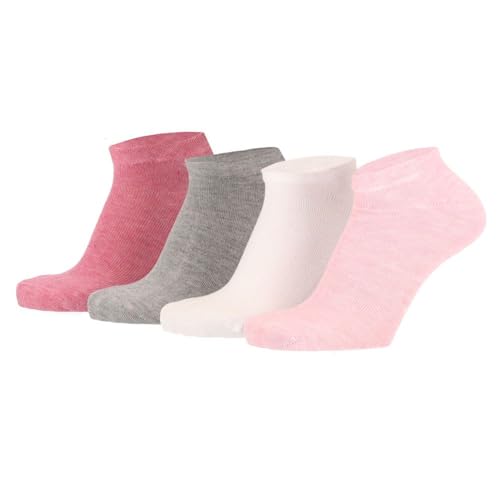 Morethansocks - Kinder Sneakersocken aus Bambus - Unisex - Rosa - 4er Pack - Größe 31/34 - Nahtlos - Kinder Socken - Bambussocken Morethansocks - Kinder Sneakersocken aus Bambus - Unisex - Rosa - 4er Pack - Größe 31/34 - Nahtlos - Kinder Socken - Bambussocken von Morethansocks