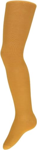 Morethansocks - Mädchenstrumpfhose - Kinderstrumpfhose - 3er-Pack - Größe 140/146 - Ocker - Strumpfhosen - Mädchen-Leggings - Strumpfhose 140 - Strumpfhose in Ocker von Morethansocks