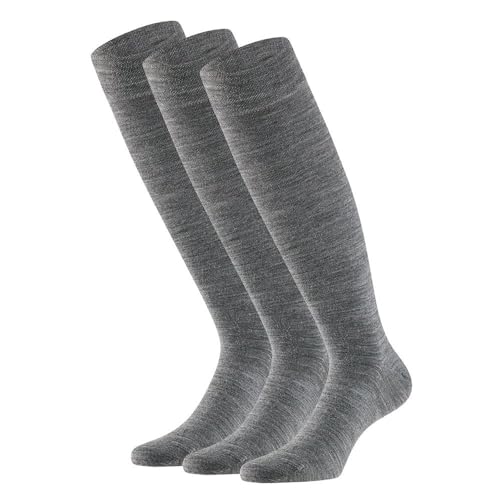Morethansocks - Merino Wollkniestrümpfe - Unisex - 6er-Pack - Mittelgrau - Größe 39/42 - Nahtlos - Merinowolle von Morethansocks