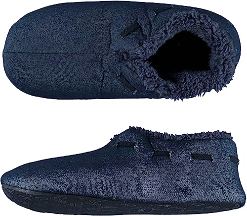 Morethansocks - Spanische Hausschuhe Herren - Jeansblau - Größe 45/46 - Hausschuhe Herren - Herrenhausschuhe - Spanische Hausschuhe - Spanische Hausschuhe Größe 45 von Morethansocks