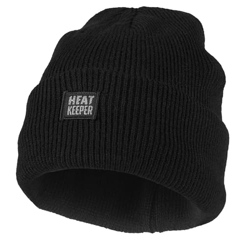 Morethansocks - Thermo-Mütze für Herren - Schwarz - Einheitsgröße - 1 Stück - Winddicht - Herren-Wintermütze - Mütze - Herren-Beanie - Beanie-Mütze von Morethansocks