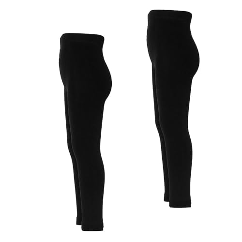 Morethansocks - Thermolegging für Kinder - 92/98 - Schwarz - 2 x 2er-Pack - Thermostrumpfhose - Thermo-Leggings für Jungen - Thermo-Leggings für Mädchen - Thermo-Leggings für Kinder von Morethansocks