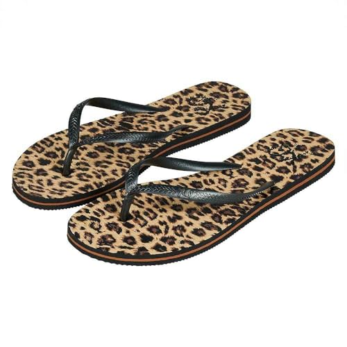 Morethansocks XQ - Flip Flops Damen - Pantherprint - Größe 38 - Flip Flops Damen - Flip Flops Damen - Flip Flops Damen - Damenflip Flops von Morethansocks