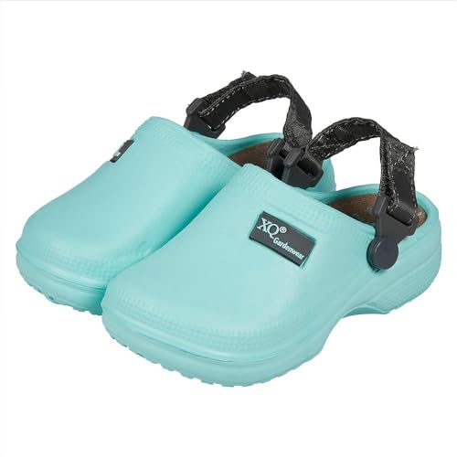 Morethansocks XQ - Gartenclogs Kinder - Aqua - Größe 33/34 - Gartenschuhe - Clogs Kinder - Gartenclogs Kinder - Gartenclogs Kinder von Morethansocks