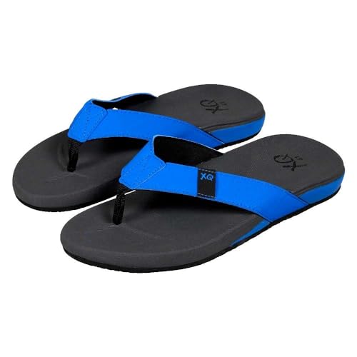 Morethansocks XQ - Herren-Flip-Flops - Gepolstert - Grau/Blau - Größe 43 -Badeschuhe Flip Flops - Slippers Sommer Slide Pantoletten - Badelatschen Strand - Indoor/Outdoor Morethansocks XQ - Herren-Flip-Flops - Gepolstert - Grau/Blau - Größe 43 -Badeschuhe Flip Flops - Slippers Sommer Slide Pantoletten - Badelatschen Strand - Indoor/Outdoor von Morethansocks