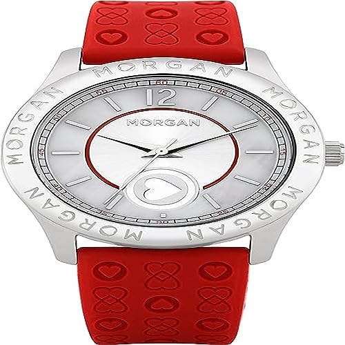 Morgan de Toi Unisex Analog Automatik Uhr mit Edelstahl Armband M1132R von Morgan de Toi