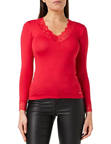 Morgan Damen 182-tracy.n Langarmshirt, Rot (Tango Red 500), Large (Herstellergröße: TL) von Morgan