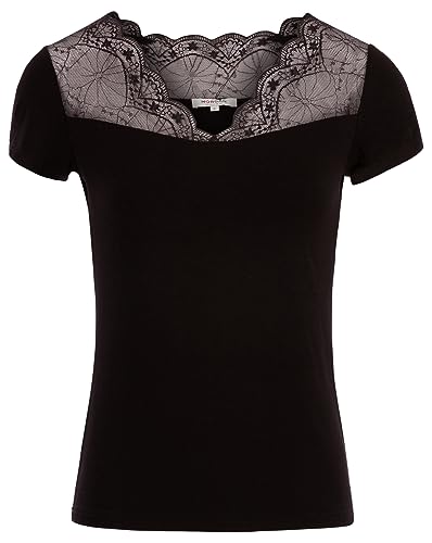 Morgan Damen 191-dclary.n T-Shirt, Schwarz (Noir Noir), X-Small (Herstellergröße: TXS) von Morgan