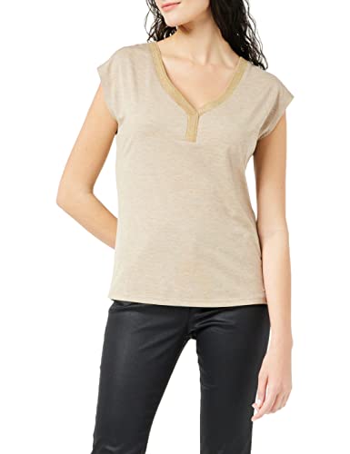 Morgan Damen 201-dmaya.n T-Shirt, Beige (Mastic Mastic), X-Small (Herstellergröße: TXS) von Morgan