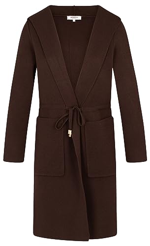 Morgan Damen 212-MINIE Strickjacke, Cafe, XS von Morgan