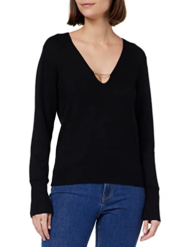 Morgan Damen 222-Mouha Pullover, Schwarz, M von Morgan