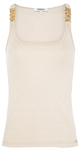 Morgan Damen 231-Dido T-Shirt, elfenbeinfarben, XS von Morgan