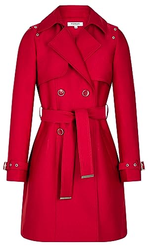 Morgan Damen 231-Gika Trench, Rot, 38 von Morgan