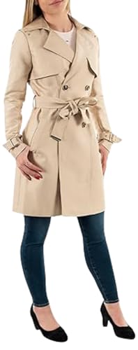 Morgan Damen 231-Gikael Trench, beige, 32 von Morgan