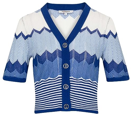 Morgan Damen 231-Mraya Pullover, Indigoblau, Large von Morgan