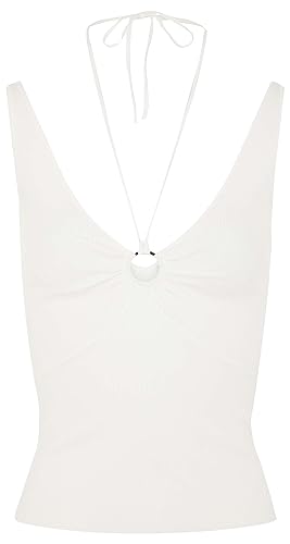 Morgan Damen 231-Mstefi Pullover, Off-White, Small von Morgan