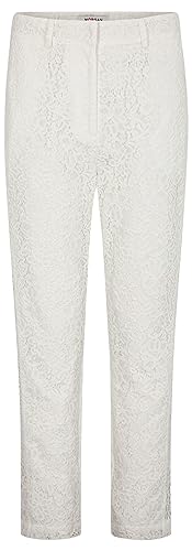 Morgan Damen 231-Psango Klassische Hose, Off-White, 32 von Morgan