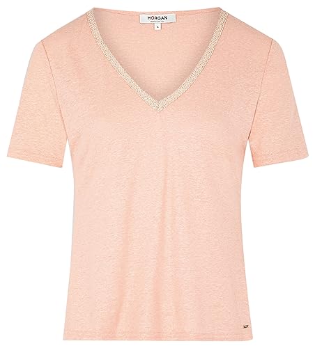 Morgan Damen 231-dag T-Shirt, Pfirsisch, Large von Morgan