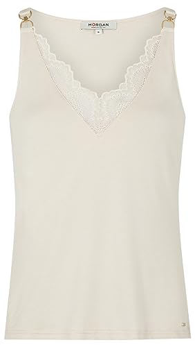 Morgan Damen 231-daski T-Shirt, elfenbeinfarben, Small von Morgan