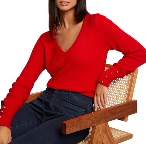 Morgan Damen 232 Monate Pullover, rot, Small von Morgan